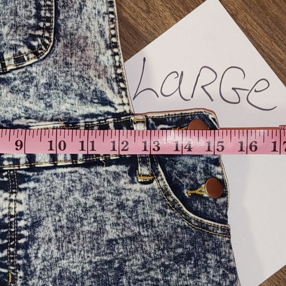 💞Fringed Mini Overalls - Picture 12 of 14